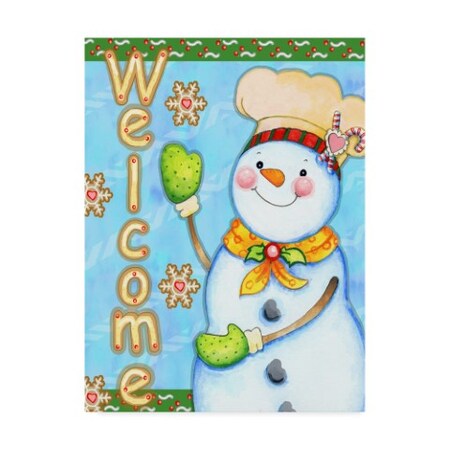 Trademark Fine Art Valarie Wade 'Cookie Welcome' Canvas Art, 24x32 ALI33539-C2432GG